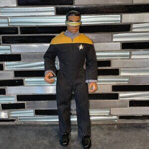 1994 VTG PLAYMATES TOYS STAR TREK THE NEXT GENERATIONS GEORDI LAFORGE 9" FIGURE